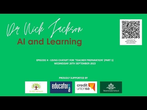 Using ChatGPT for ‘Teacher Preparation’